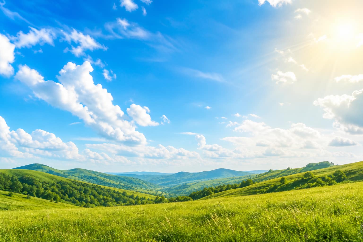 Open landscape — building with room to grow